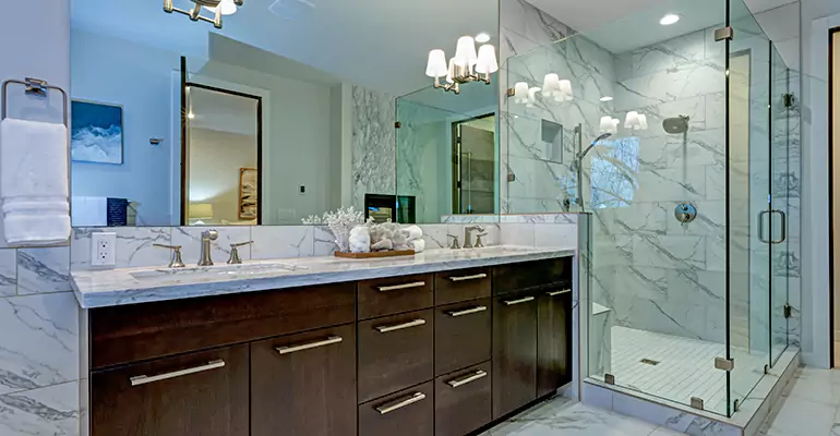 Partial Bathroom Reconstruction in Portland