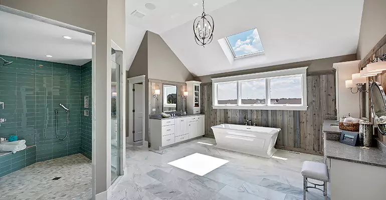 Guest Bathroom Flooring Remodel in Portland